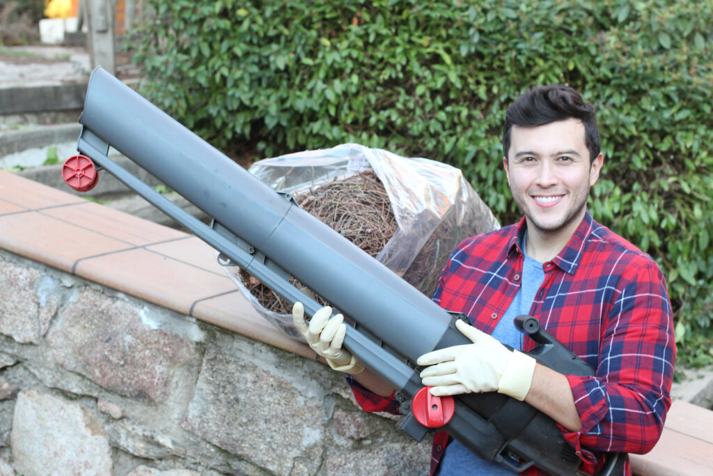 Leaf Blower Vacuum for Gutter Cleaning